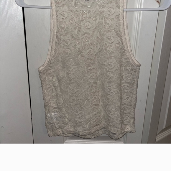 Ivory Lace American Eagle tank - Size Medium - Picture 3 of 4